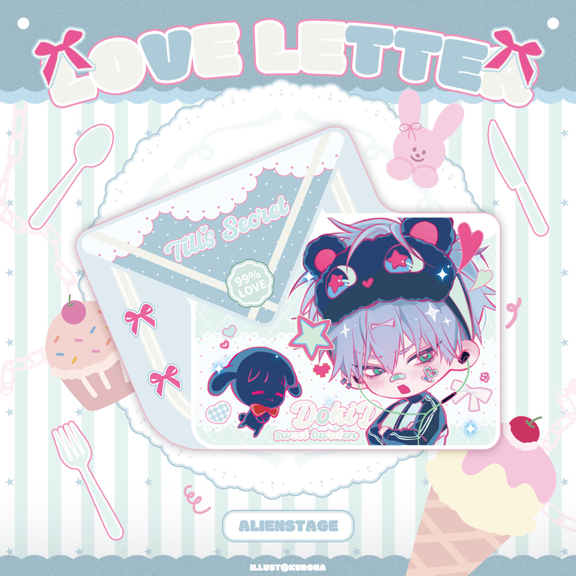 Pre-sale ALNST Loveletter ivantill Irregular Badges – StarrToy