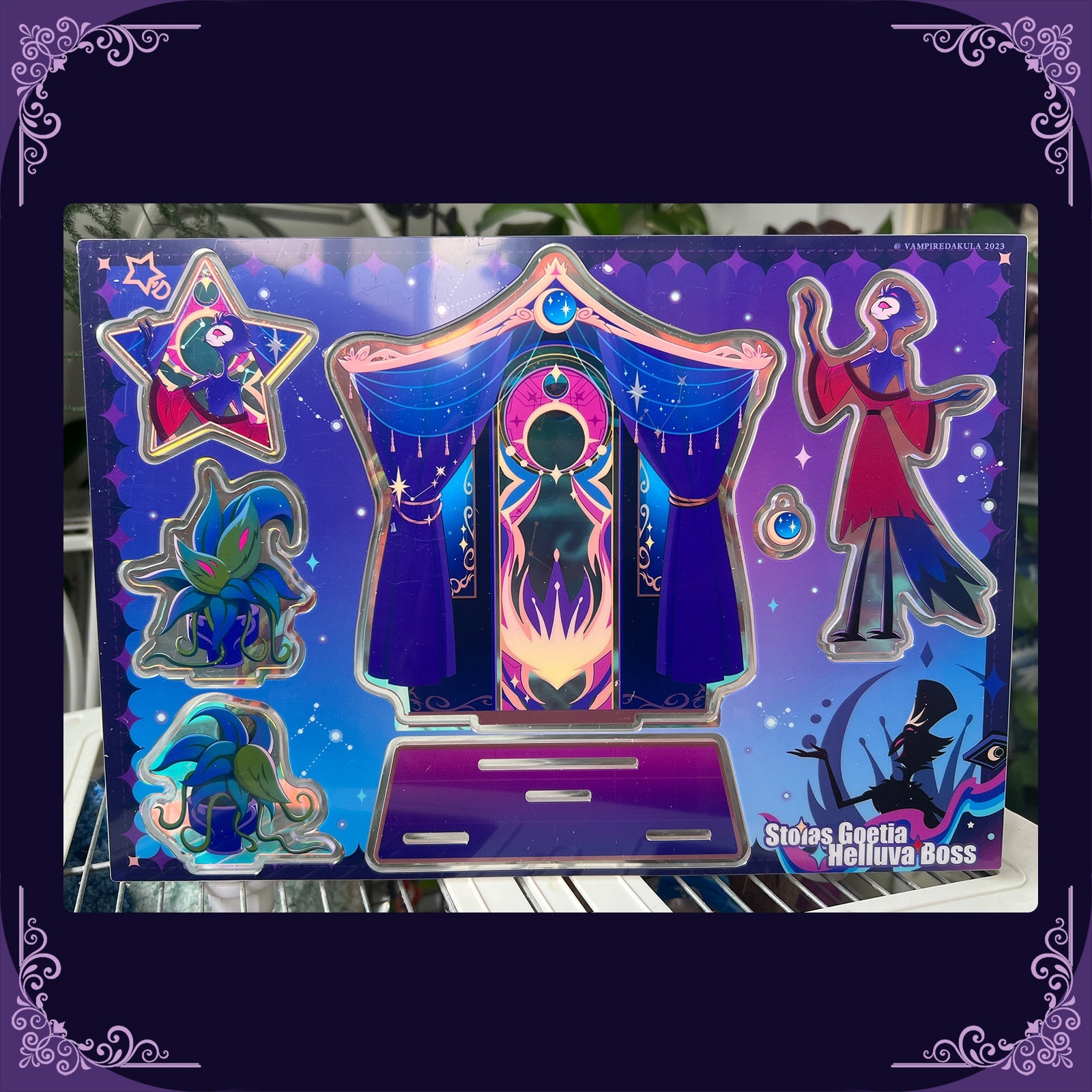 Helluva Boss stolas-Fan Art Acrylic Standee-robe – X Personatoy