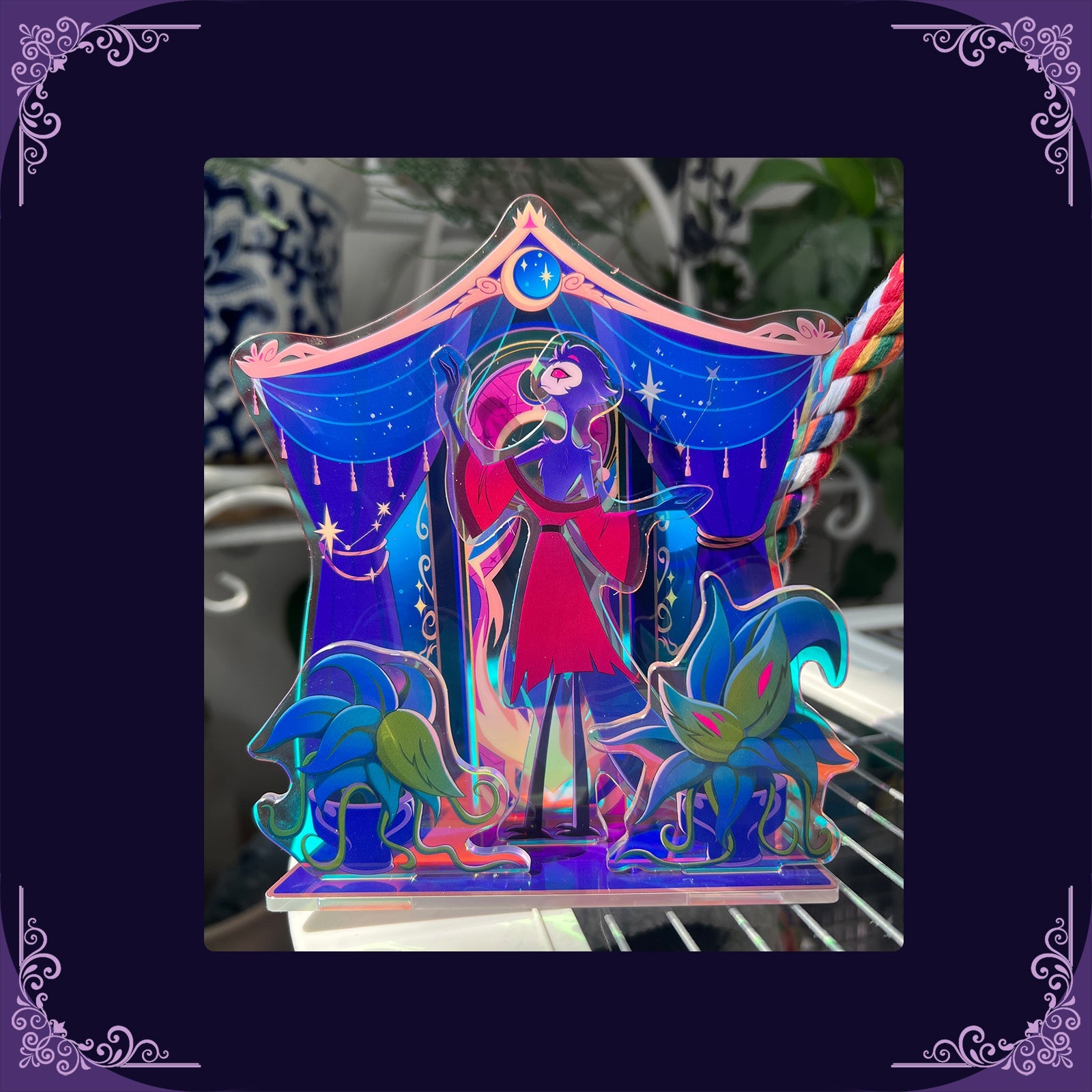 Helluva Boss stolas-Fan Art Acrylic Standee-robe – X Personatoy